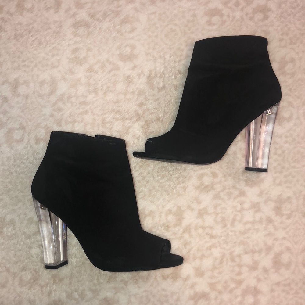 Suede booties